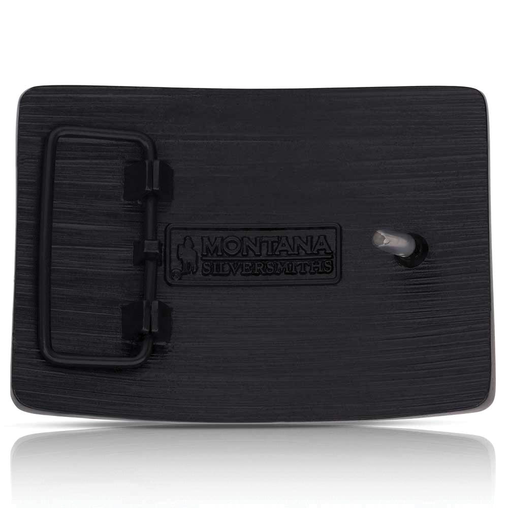 Montana Silversmiths Whiskey Ranch Square Belt Buckle
