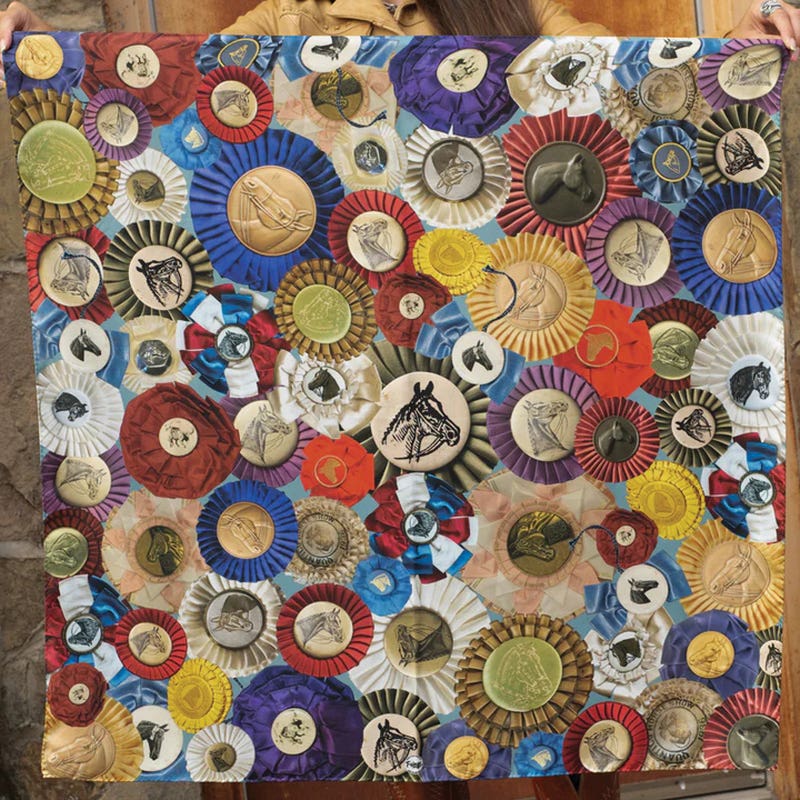 Fringe Scarves Champ Scarf, Multi-Color, L