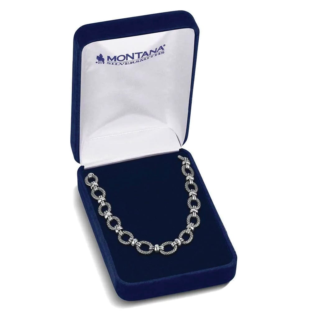 Montana Silversmiths NC6305 Necklace, Intricate Etch, Brass