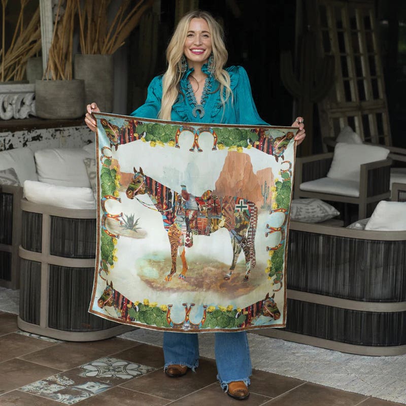 Fringe Scarves Haute Horse Scarf, L