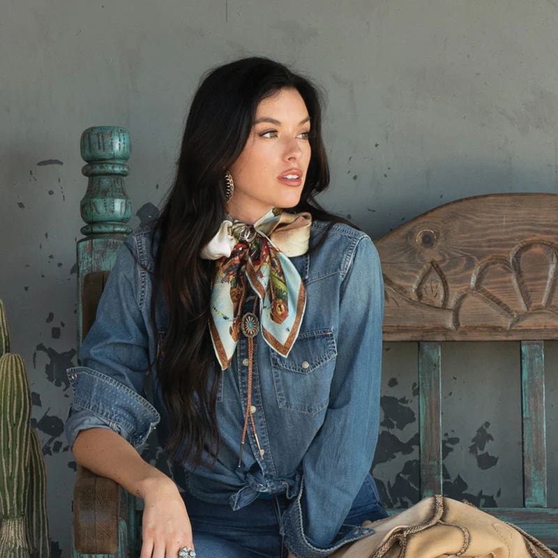 Fringe Scarves Haute Horse Scarf, L