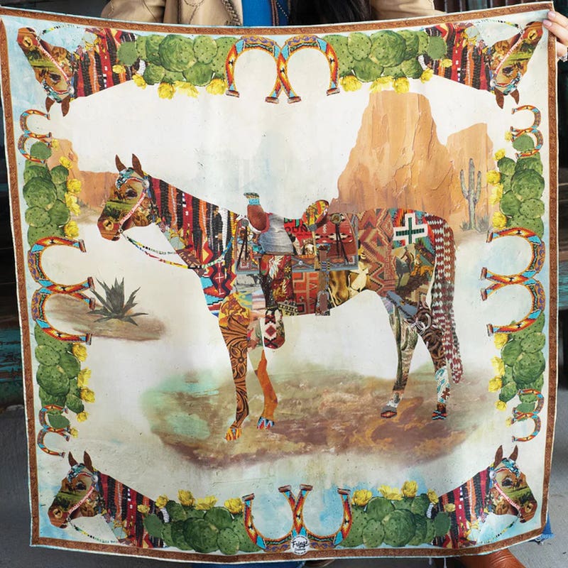 Fringe Scarves Haute Horse Scarf, L