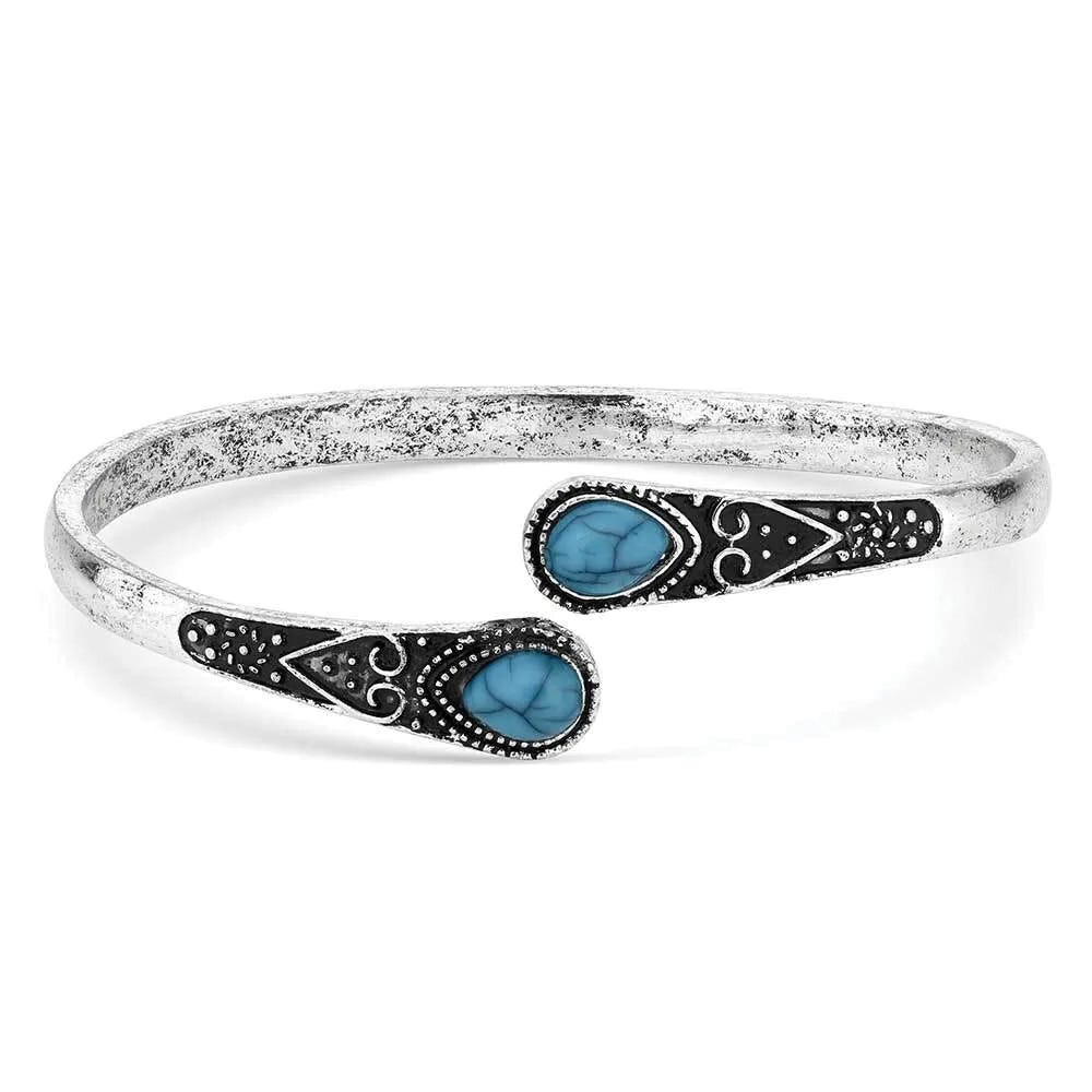 Montana Silversmiths ABC6253 Bracelet, One-Size, Turquoise, Zinc Alloy