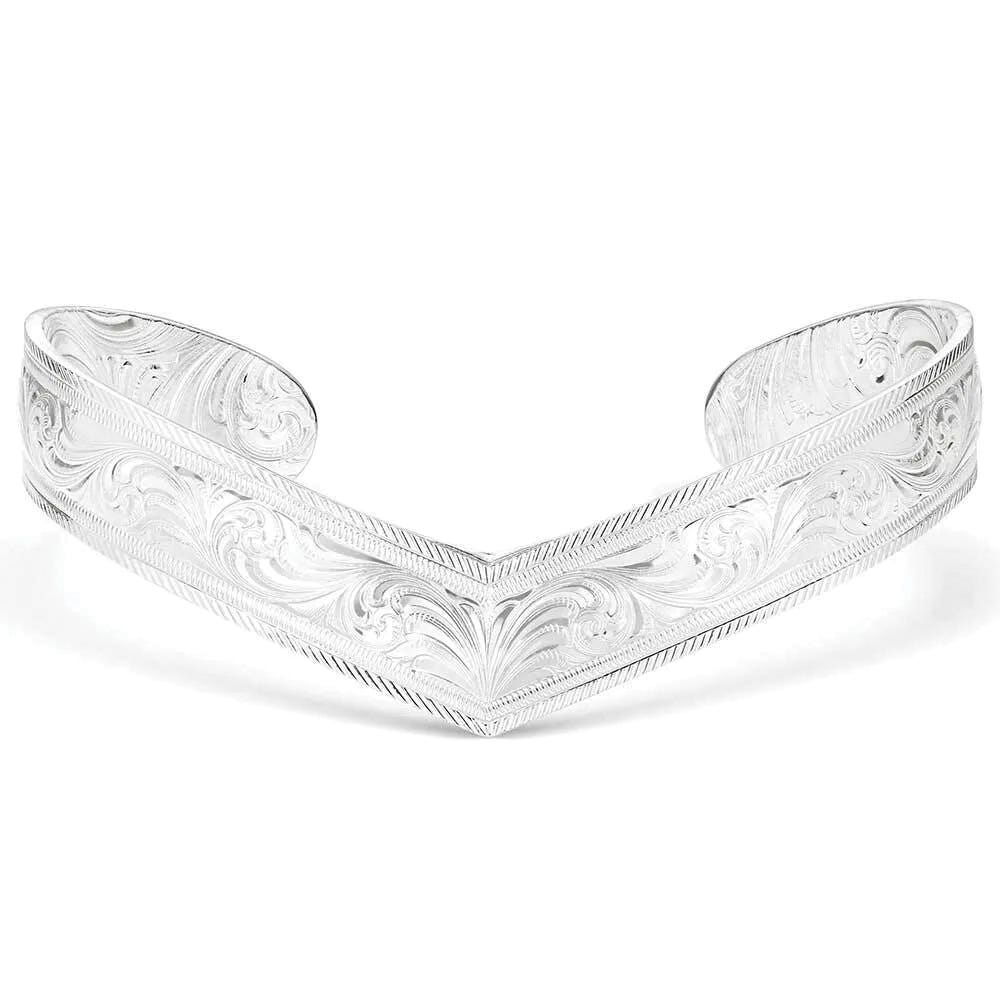Montana Silversmiths BC6168 Cuff Bracelet, One-Size, Engraved, Brass