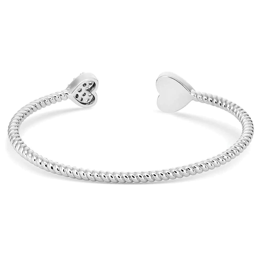Montana Silversmiths BC6230 Bracelet, One-Size, Rope, Turquoise, Zirconia Crystal, Brass