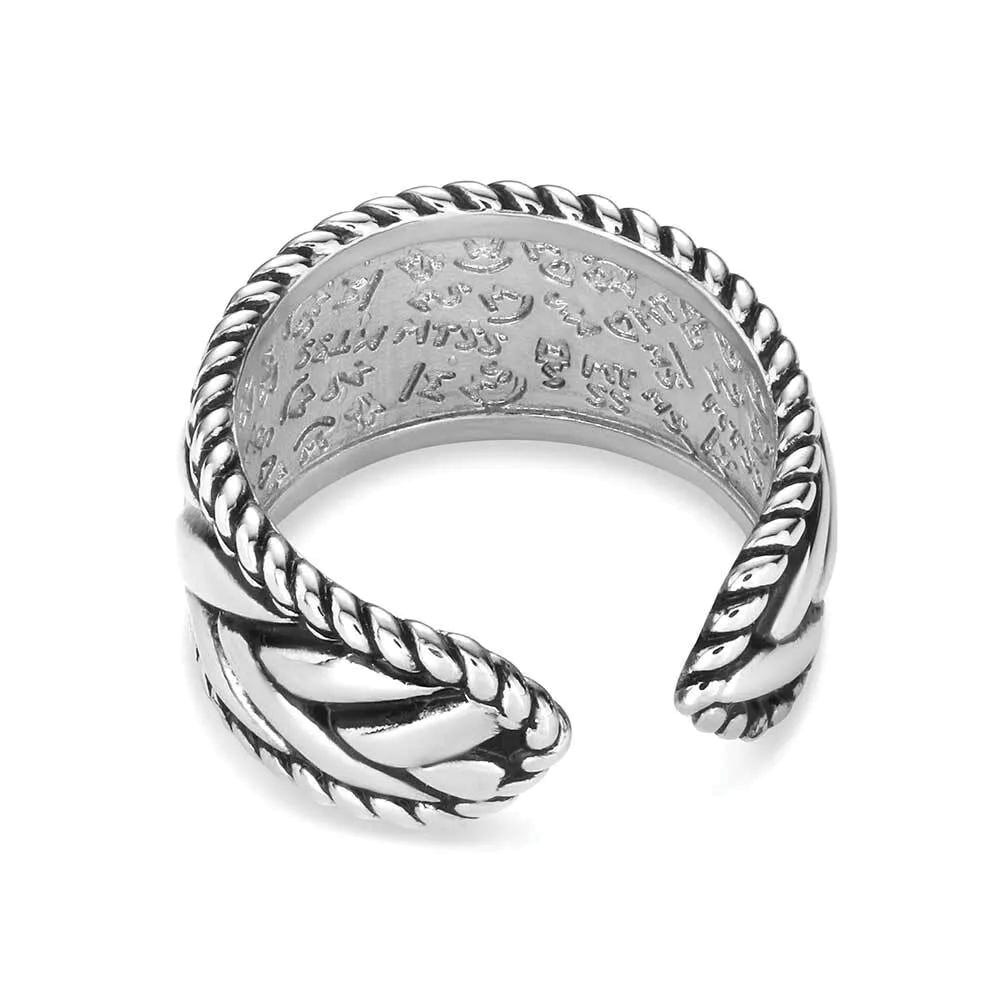 Montana Silversmiths RG6284 Ring, Twisted, Woven, Brass