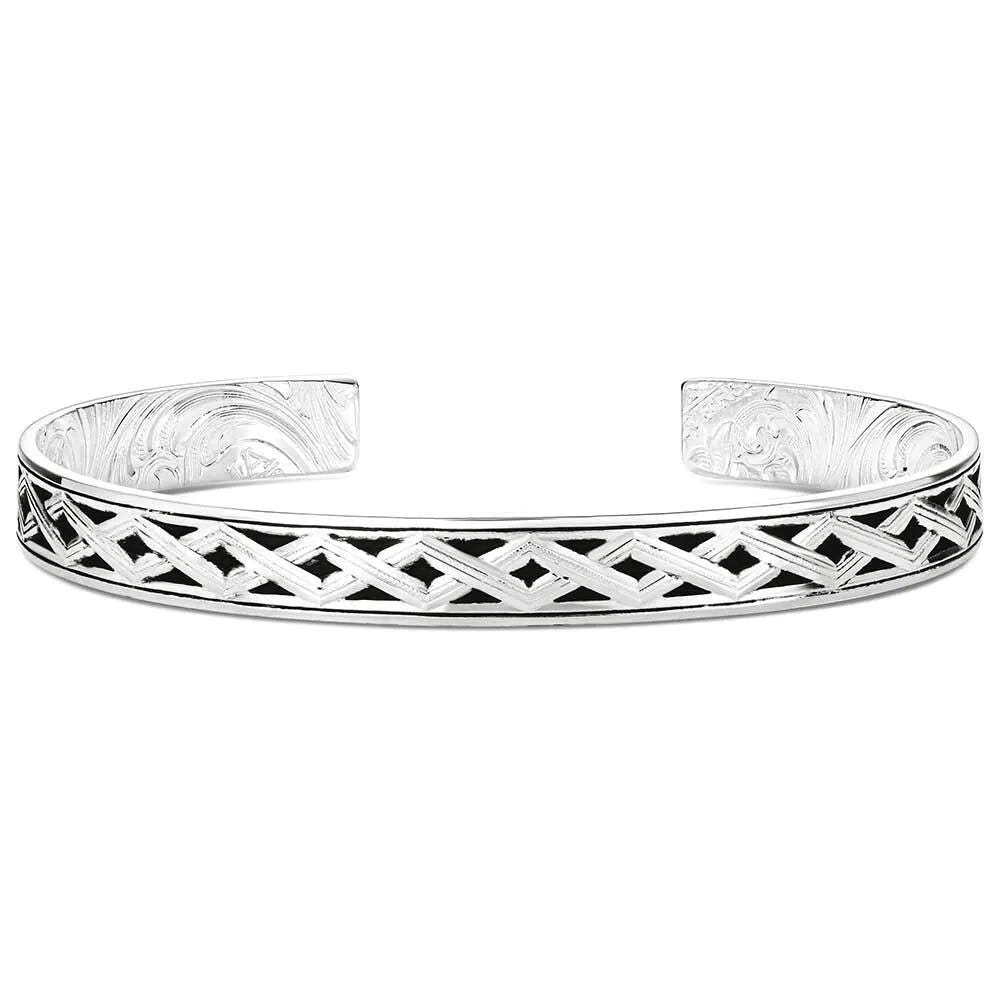 Montana Silversmiths AMBC6175 Cuff Bracelet, Men's, One-Size, Woven, Brass