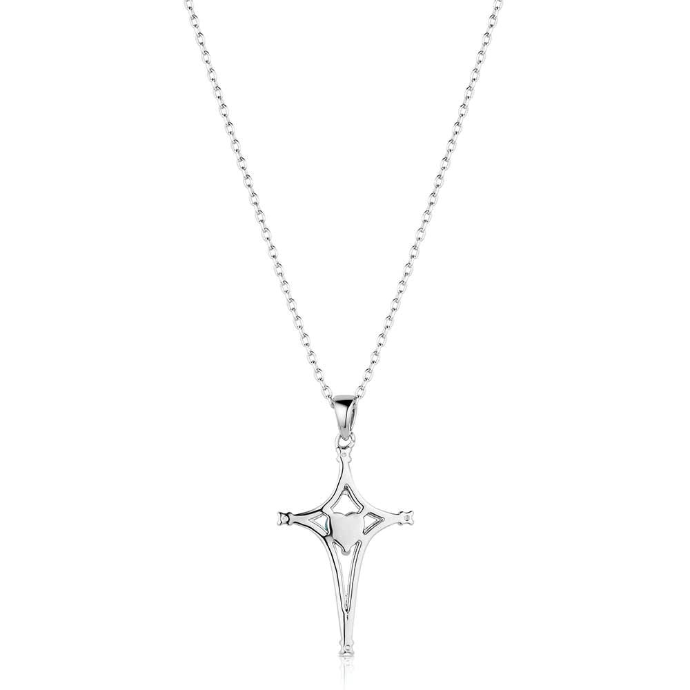 Montana Silversmiths NC6187 Necklace, Women's, Faith in The Stars, Cubic Zirconia Crystal, Turquoise, Brass