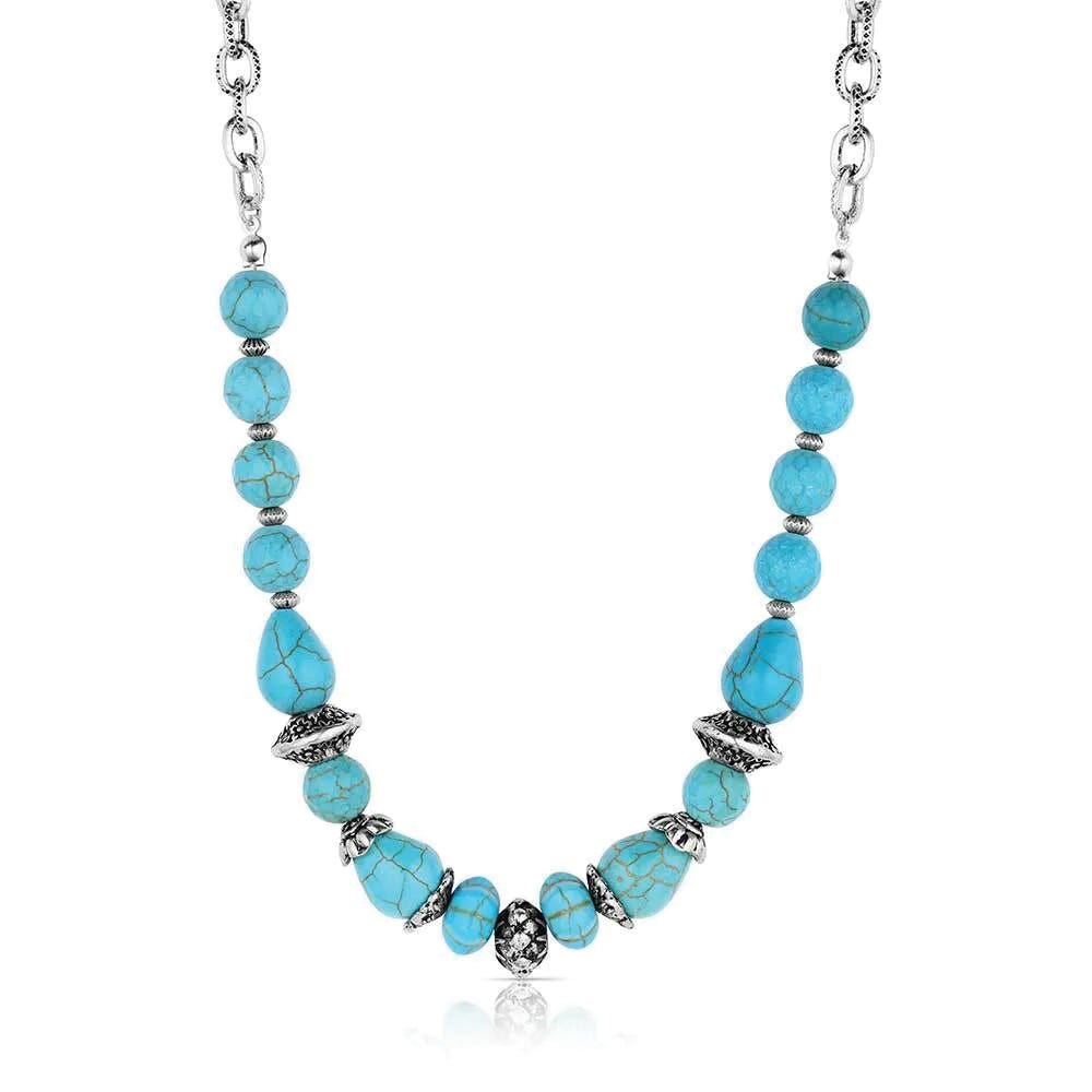 Montana Silversmiths ANC6261 Necklace, Bead, Turquoise, Zinc Alloy