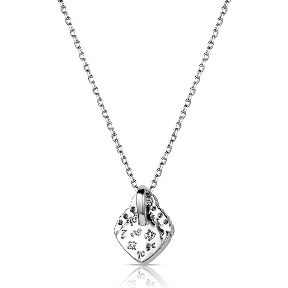 Montana Silversmiths NC6313 Necklace, Crown, Opal, Turquoise, Zirconia Crystal, White, Brass
