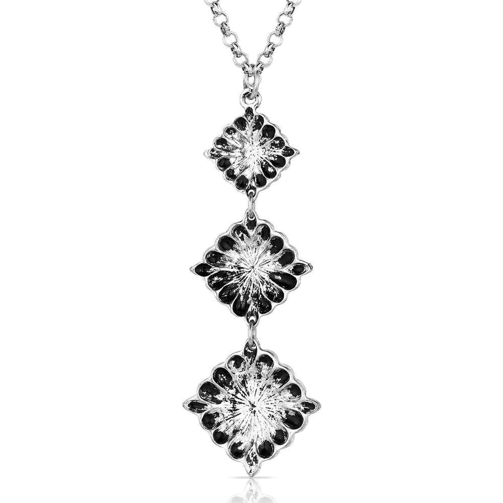 Montana Silversmiths ANC6257 Necklace, Floral, Turquoise, Zinc Alloy