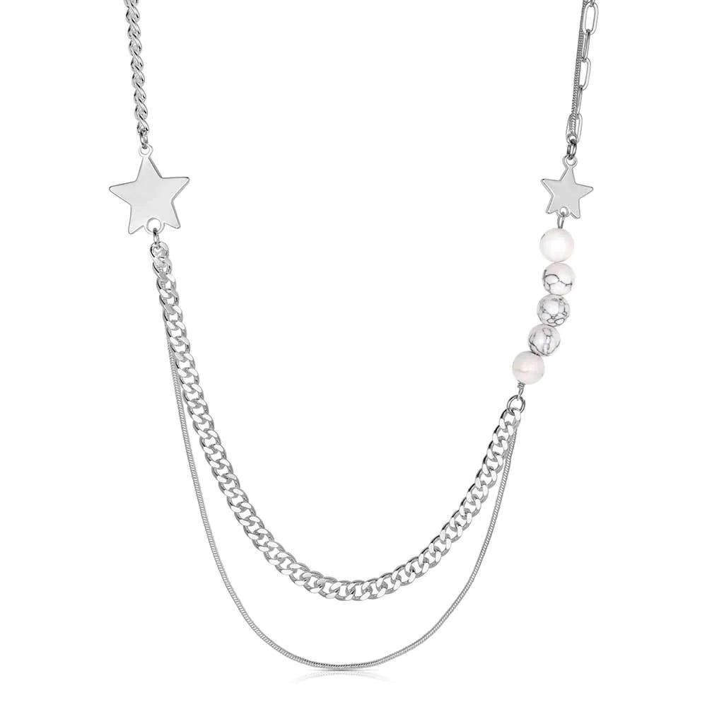 Montana Silversmiths NC6304 Necklace, Howlite, Brass