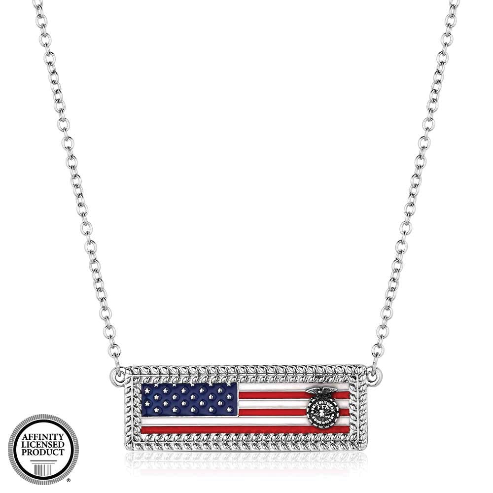 Montana Silversmiths NC6231FFA Necklace, Women's, Living to Serve FFA, Brass