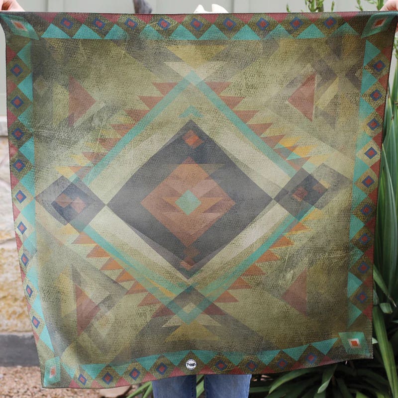Fringe Scarves Santa Fe Silk Scarf, L