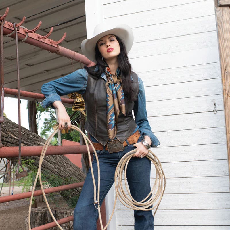 Fringe Scarves Teluride Silk Scarf, Brown/Blue, L