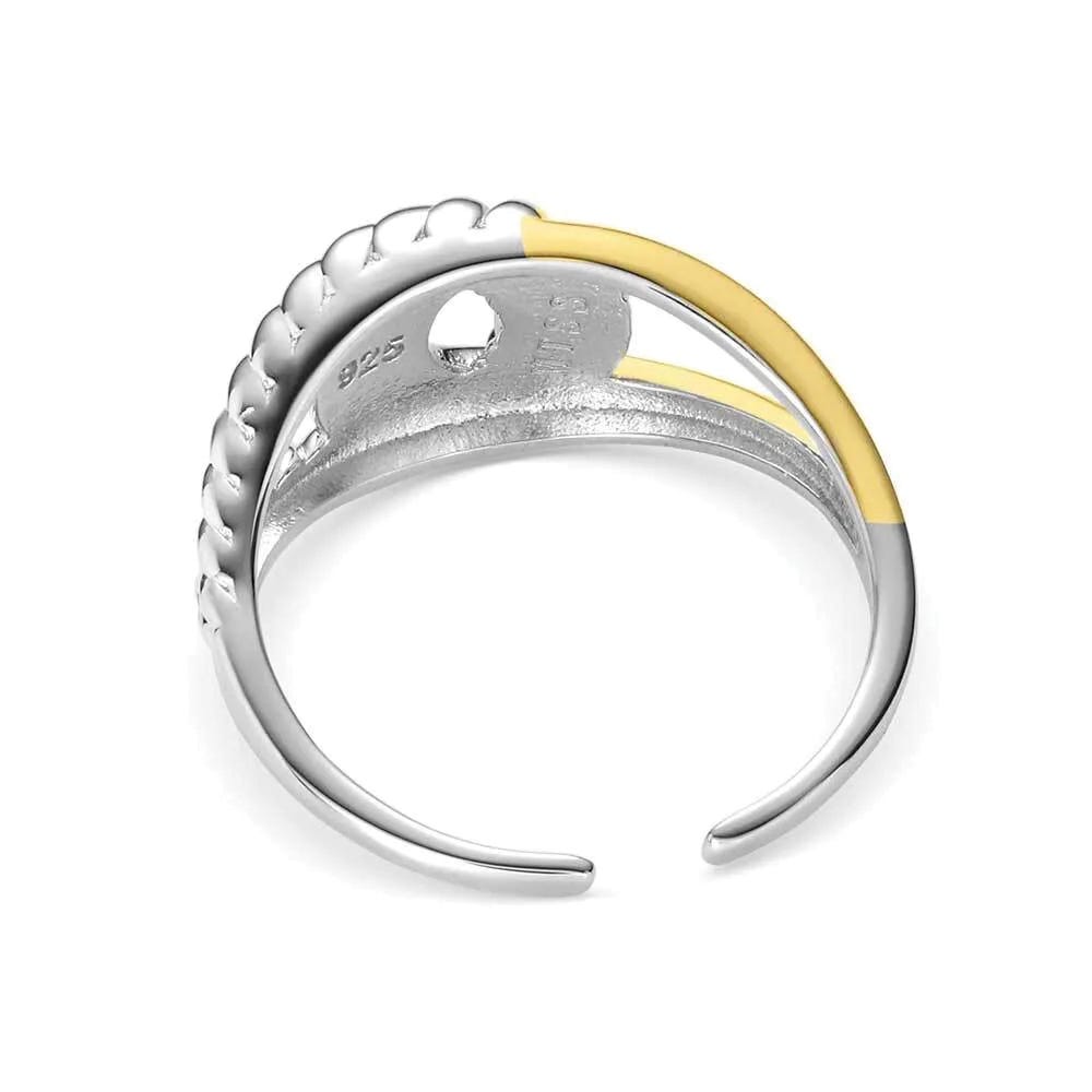 Montana Silversmiths RG6298 Ring, Open Back, Rope, Sterling Silver