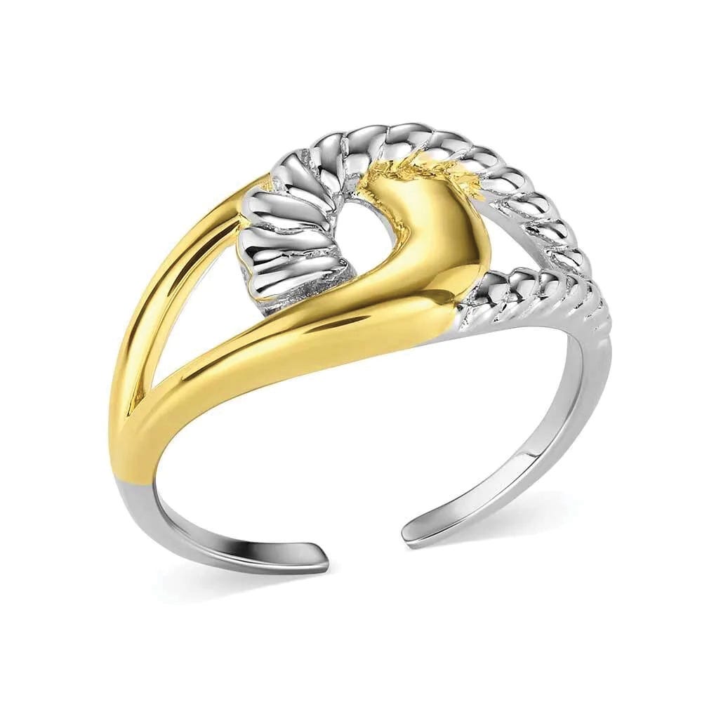 Montana Silversmiths RG6298 Ring, Open Back, Rope, Sterling Silver