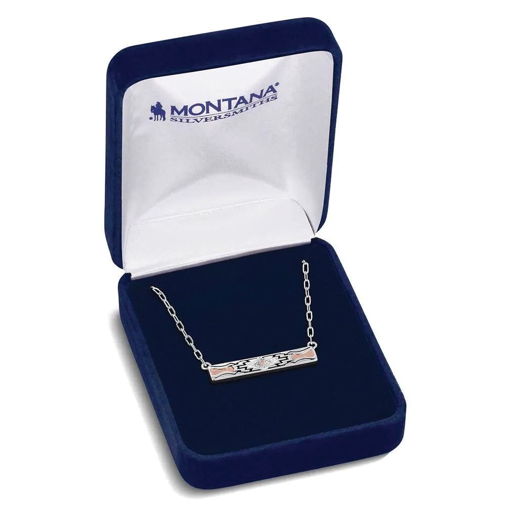 Montana Silversmiths NC6306 Necklace, Crystal, Clear, Brass