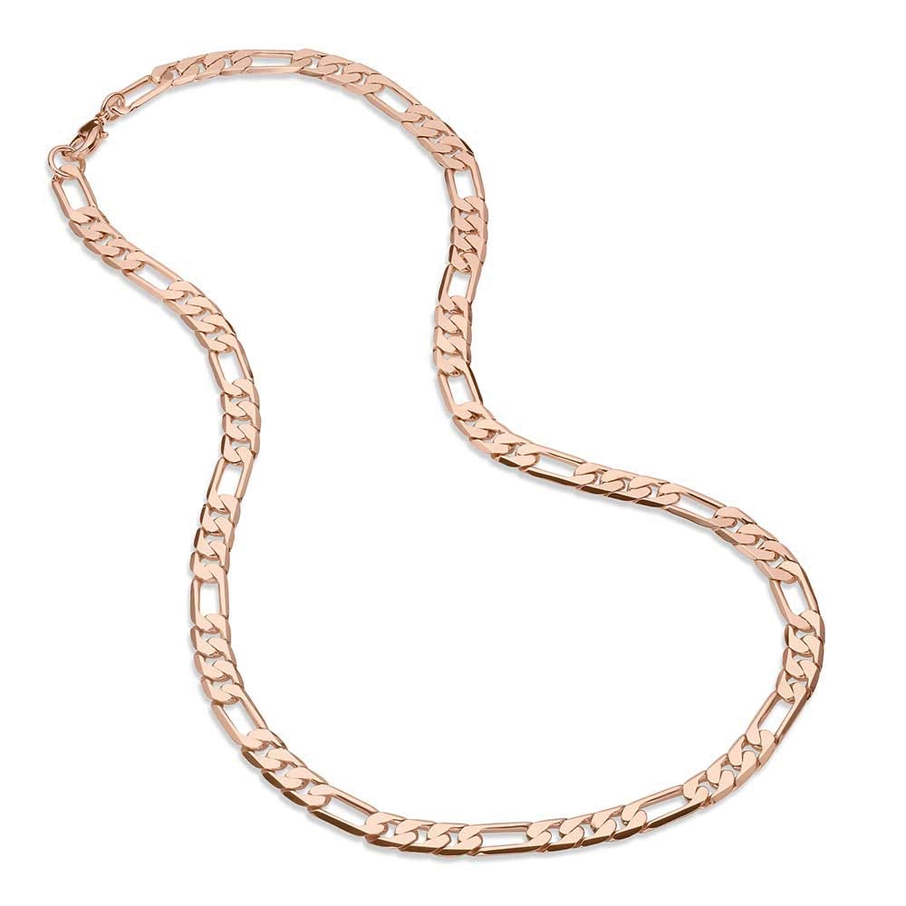 Montana Silversmiths NC6286 Necklace, Rustic Solstice Figaro Chain, Brass