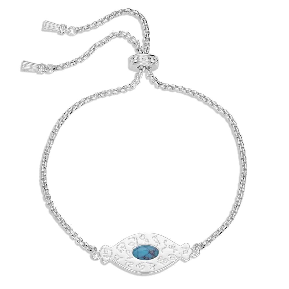 Montana Silversmiths BC6205 Bracelet, Turquoise, Zirconia Crystal, Blue, Brass