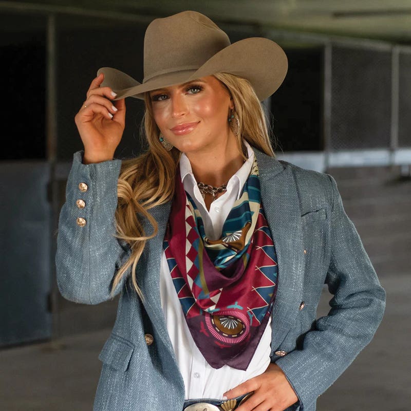 Fringe Scarves Rio Silk Scarf, L