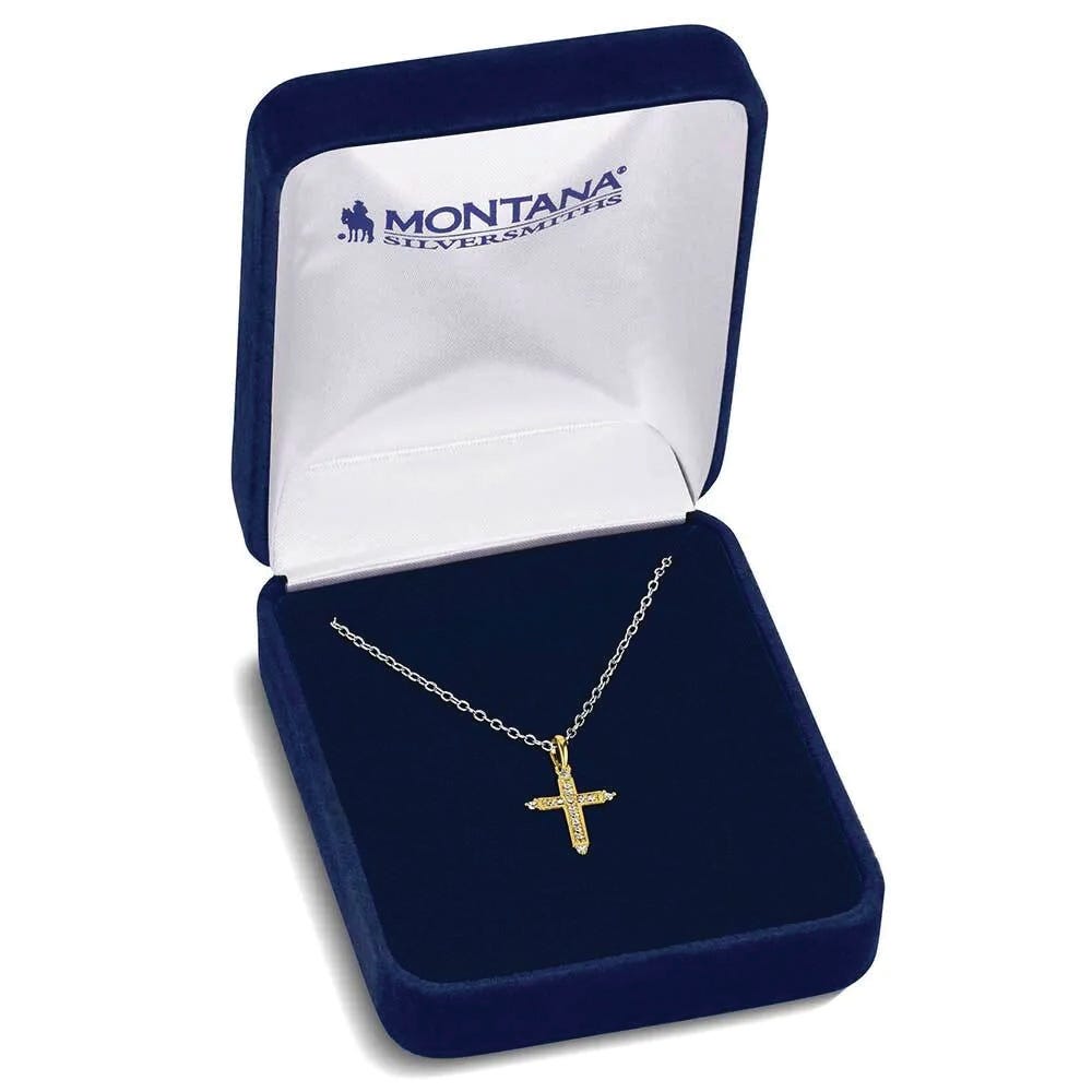 Montana Silversmiths NC6318 Necklace, Zirconia Crystal, Brass