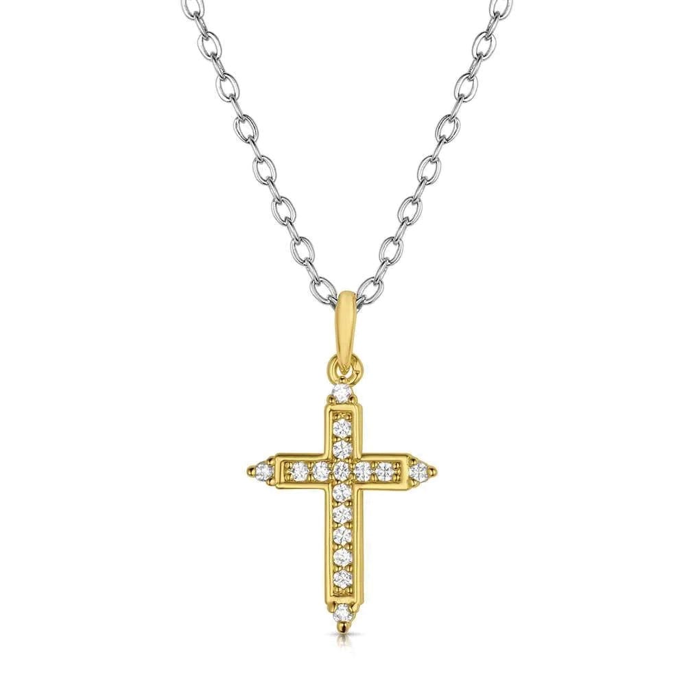 Montana Silversmiths NC6318 Necklace, Zirconia Crystal, Brass