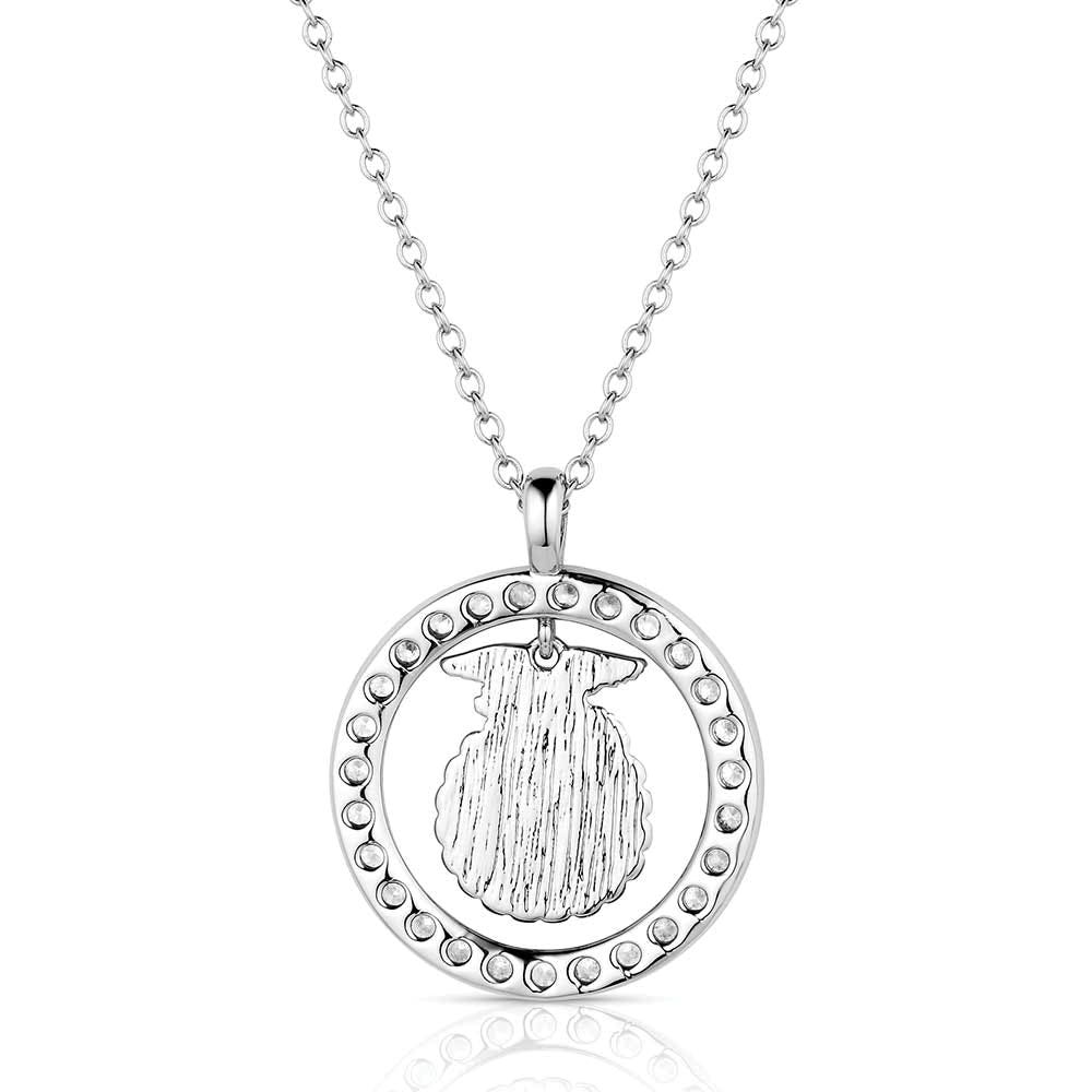 Montana Silversmiths NC6232FFA Necklace, Women's, Future of Agriculture FFA, Cubic Zirconia Crystal, Brass