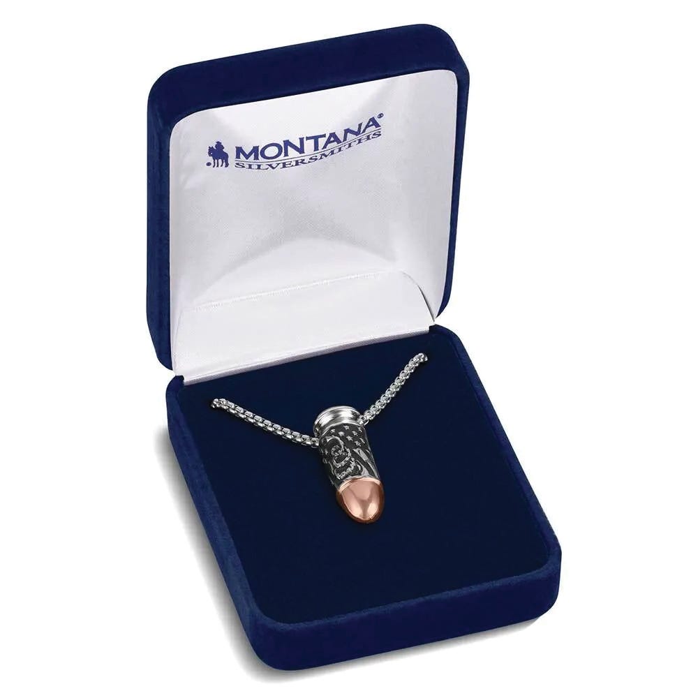 Montana Silversmiths NC6291 Necklace, Coiled Snake, Brass