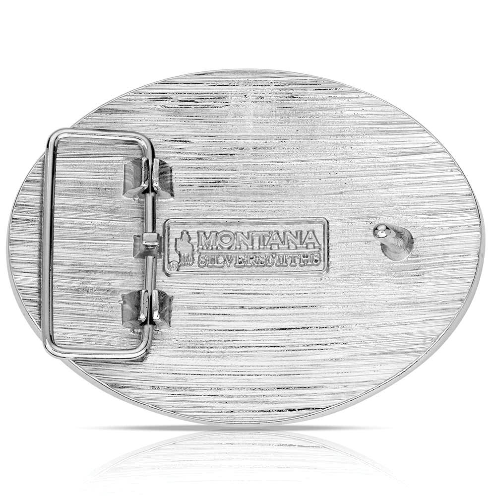 Montana Silversmiths Classic Whiskey Ranch Gold Belt Buckle