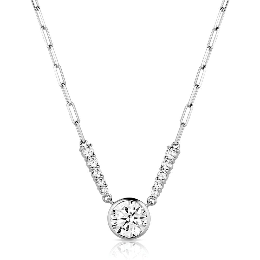 Montana Silversmiths NC6221 Necklace, Women's, Dew Drop Crystal, Cubic Zirconia Crystal, Brass