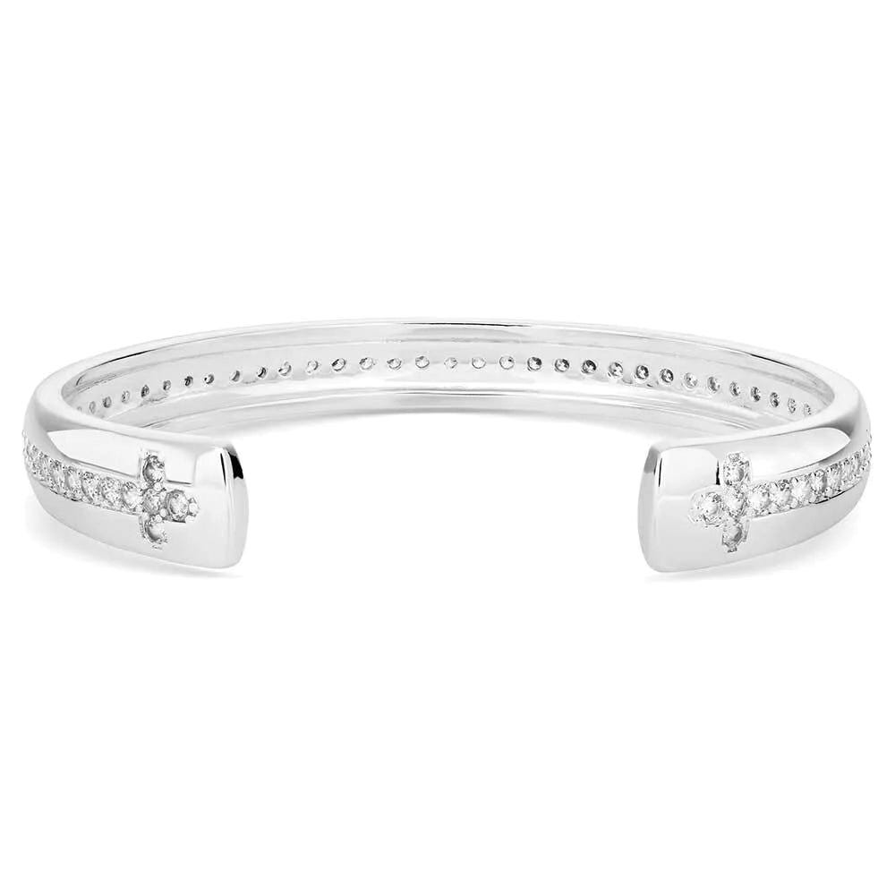 Montana Silversmiths BC6207 Cuff Bracelet, One-Size, Zirconia Crystal, Brass