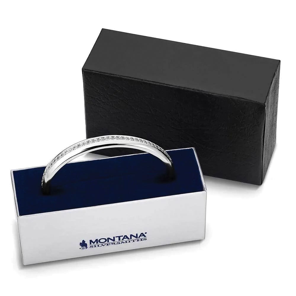Montana Silversmiths BC6207 Cuff Bracelet, One-Size, Zirconia Crystal, Brass