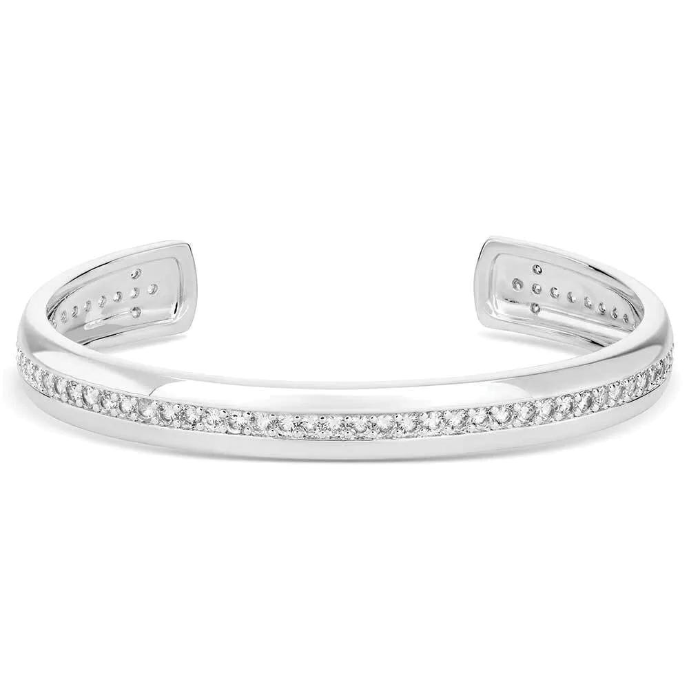 Montana Silversmiths BC6207 Cuff Bracelet, One-Size, Zirconia Crystal, Brass