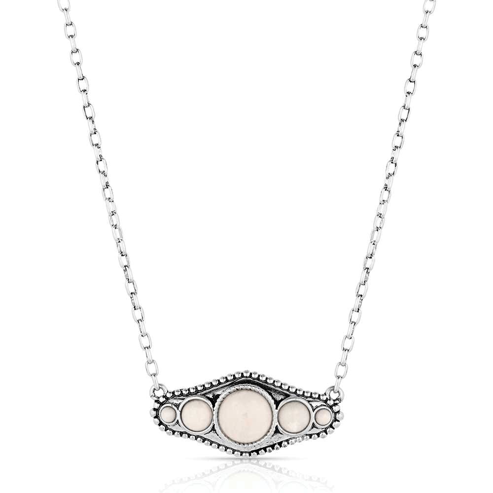 Montana Silversmiths NC6198 Necklace, Women's, Quiet Beauty, Howlite, Brass