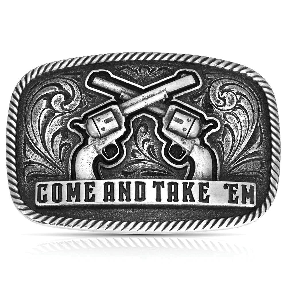 Montana Silversmiths Frontier Spirit Square Belt Buckle