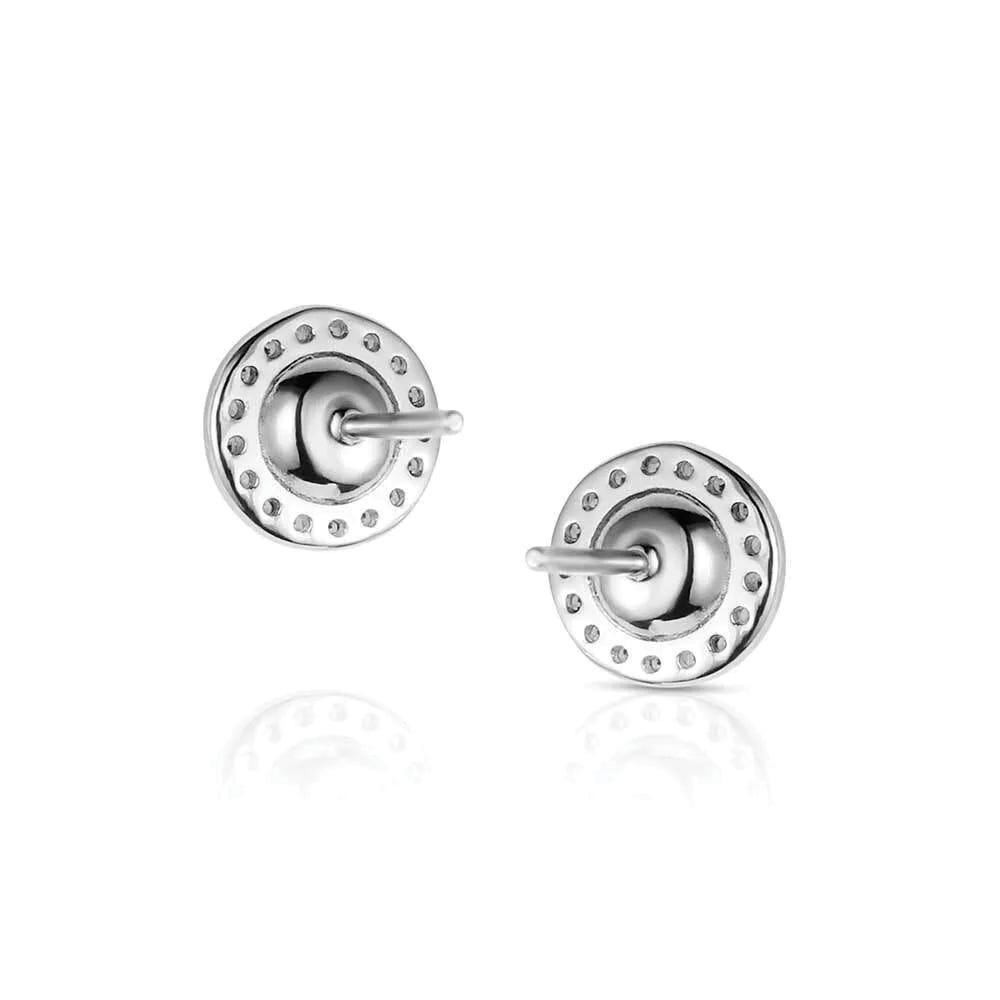 Montana Silversmiths ER6304 Earrings, Howlite, Stainless Steel/Zinc Alloy