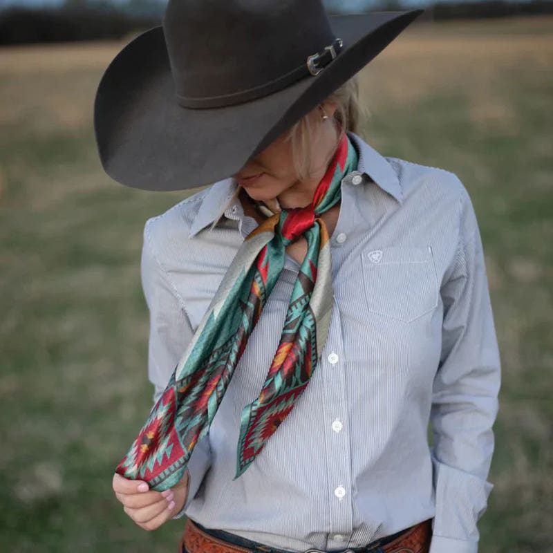 Fringe Scarves Nashville Silk Scarf, L