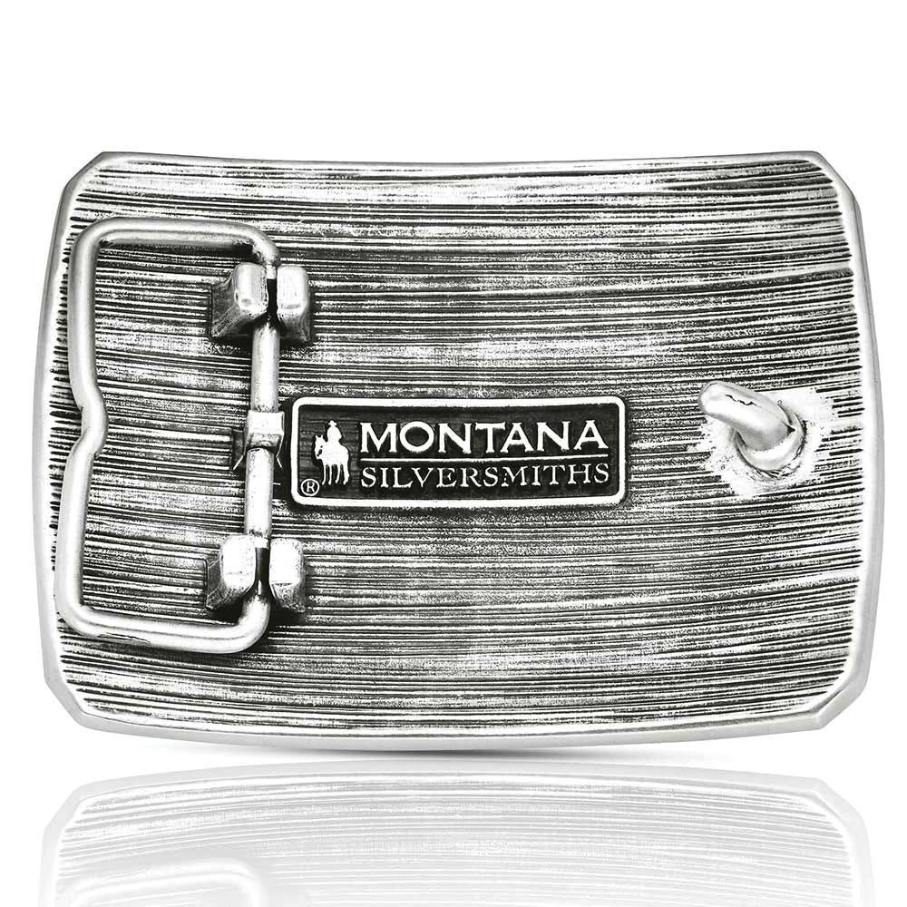 Montana Silversmiths Independent Since 1776 Square Belt Buckle