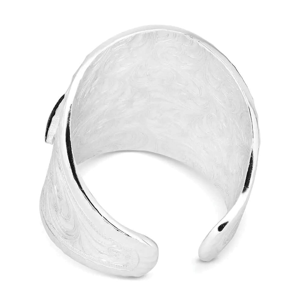 Montana Silversmiths RG155-384S Ring, One-Size, Engraved, Open Back, Brass
