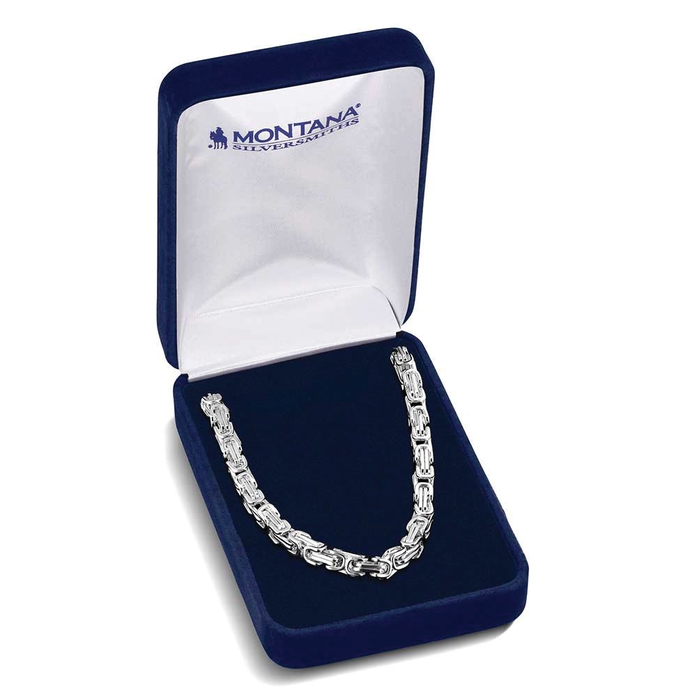 Montana Silversmiths NC6179 Necklace, Roller Chain, Stainless Steel