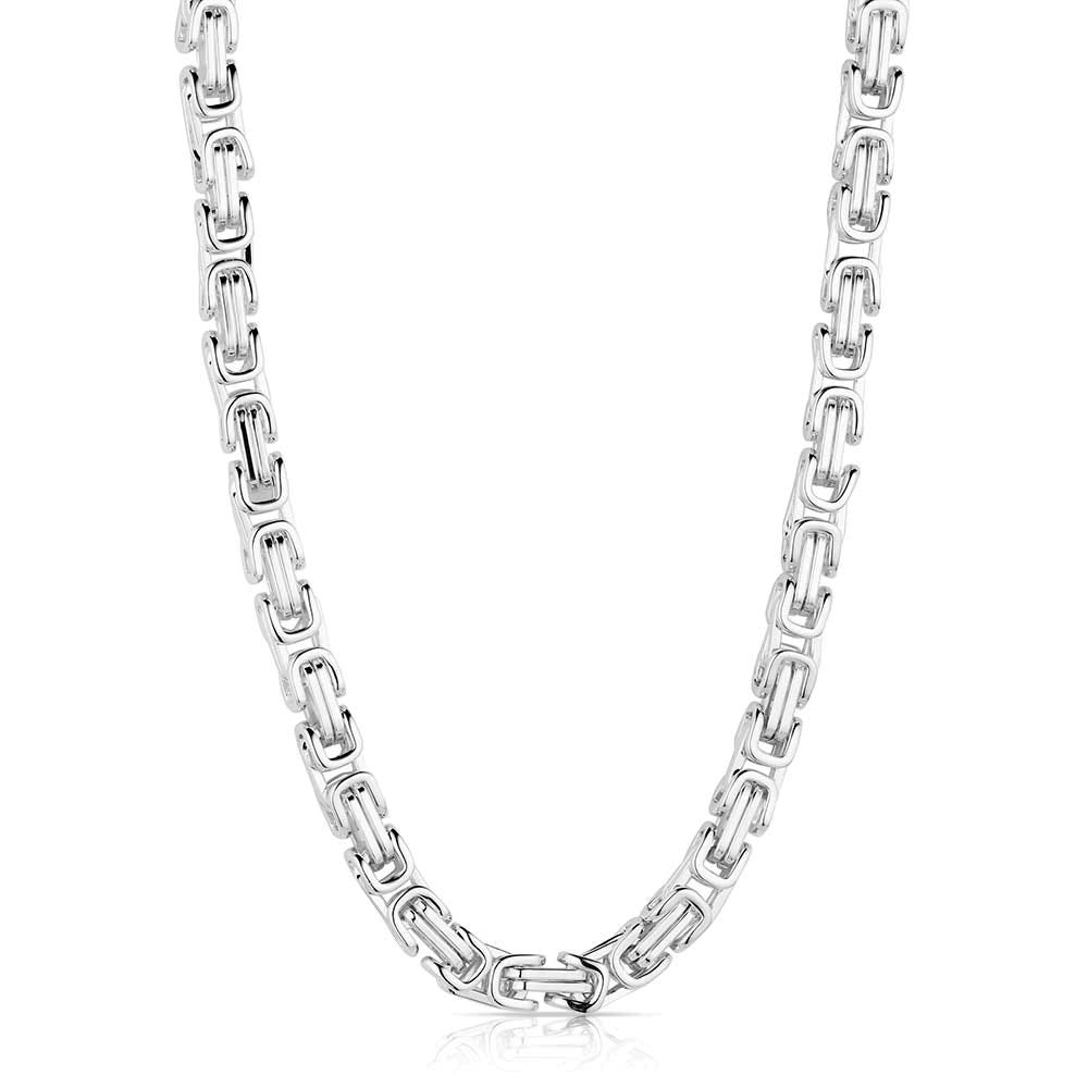 Montana Silversmiths NC6179 Necklace, Roller Chain, Stainless Steel