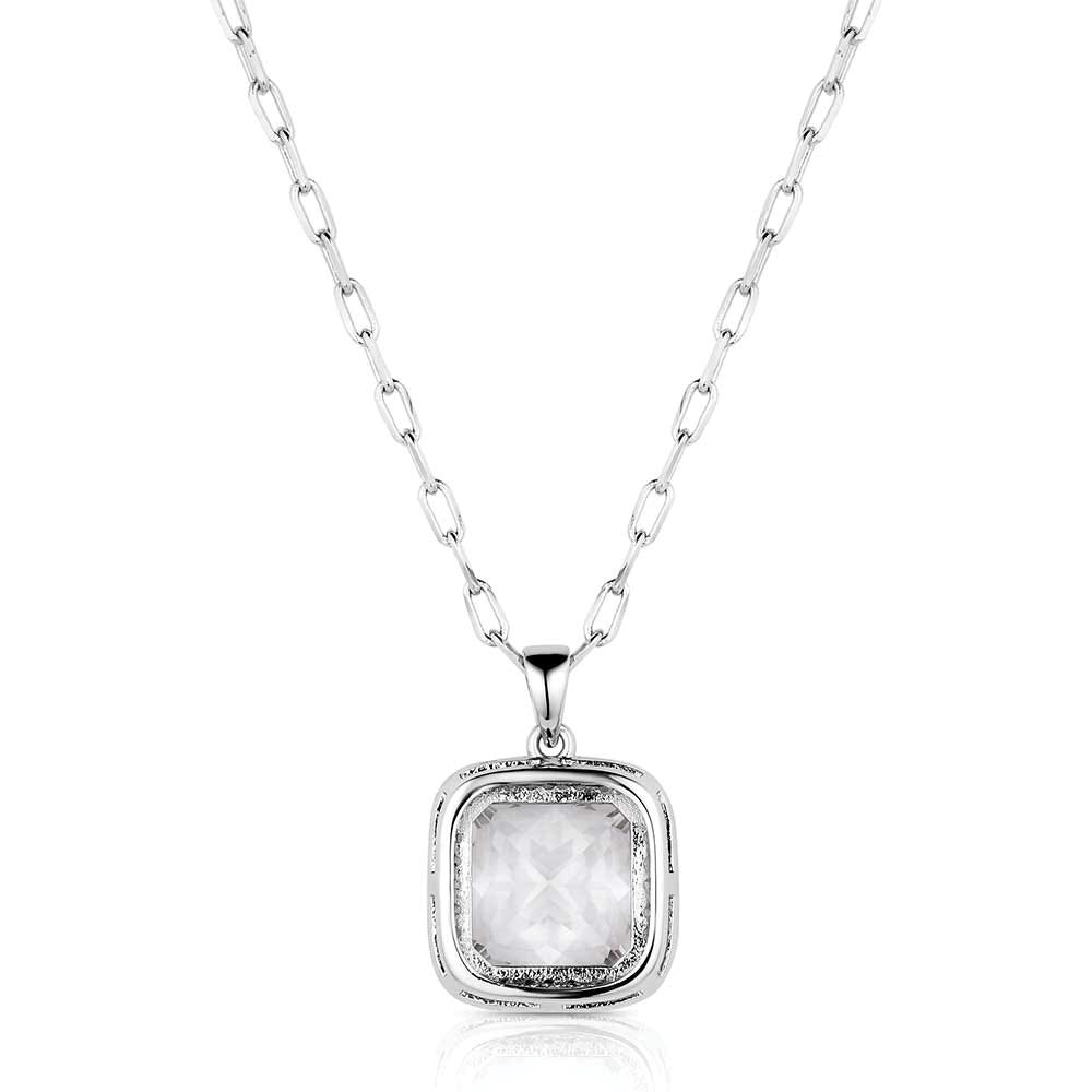 Montana Silversmiths NC6189 Necklace, Sparkling Delight, Cubic Zirconia Crystal, Brass