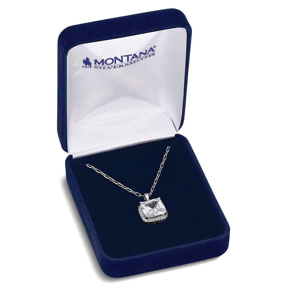 Montana Silversmiths NC6189 Necklace, Sparkling Delight, Cubic Zirconia Crystal, Brass