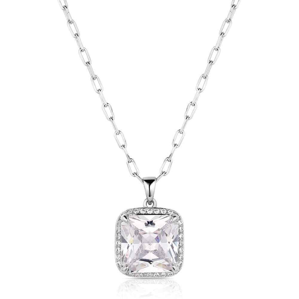 Montana Silversmiths NC6189 Necklace, Sparkling Delight, Cubic Zirconia Crystal, Brass