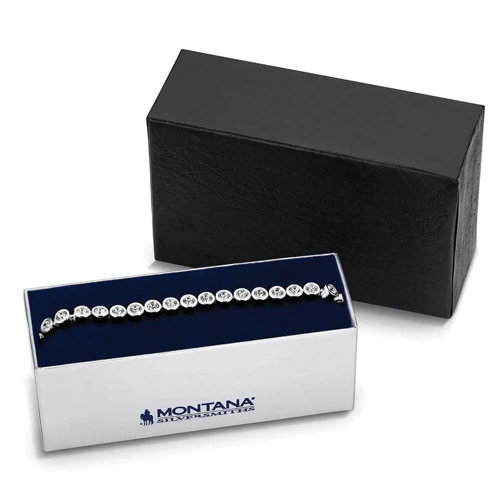 Montana Silversmiths BC6215 Bracelet, Zirconia Crystal, Brass