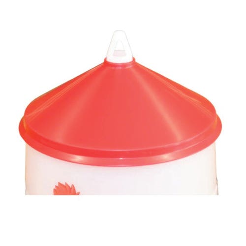 Little Giant Illustrated Poultry Feeder with Leg, 8.5 lb, Plastic