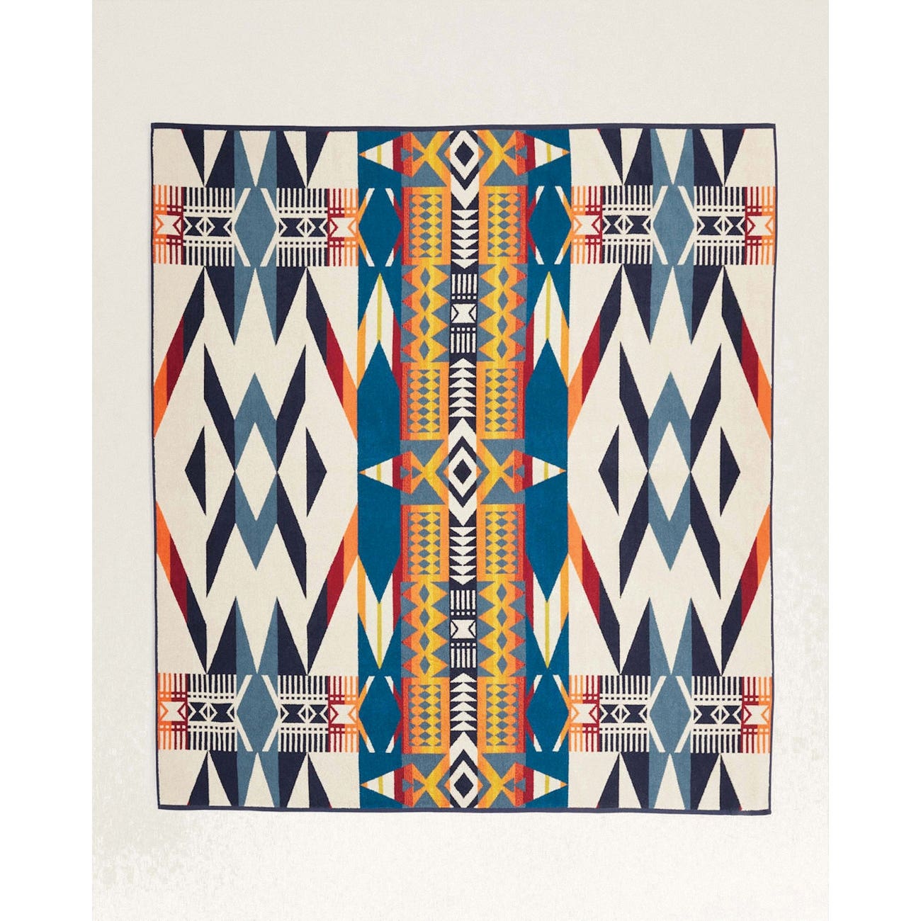 Pendleton 72465 Fire Legend Towel, 70 in L, 62 in W, Cotton, Sunset