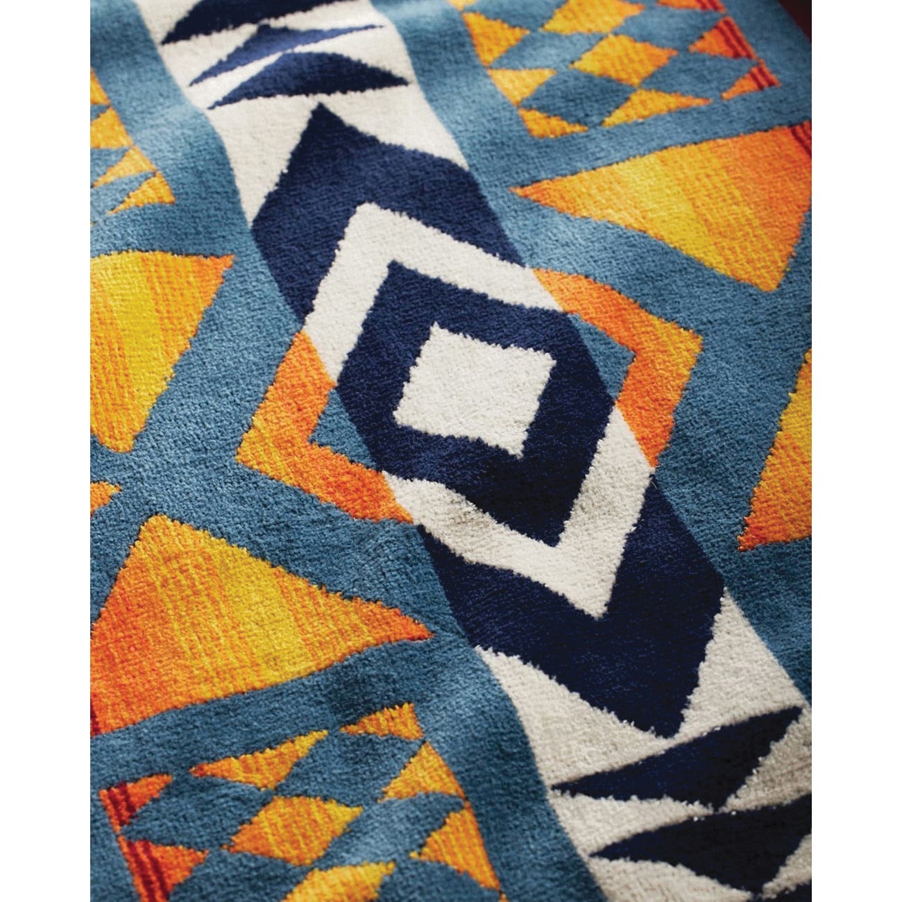 Pendleton 72465 Fire Legend Towel, 70 in L, 62 in W, Cotton, Sunset