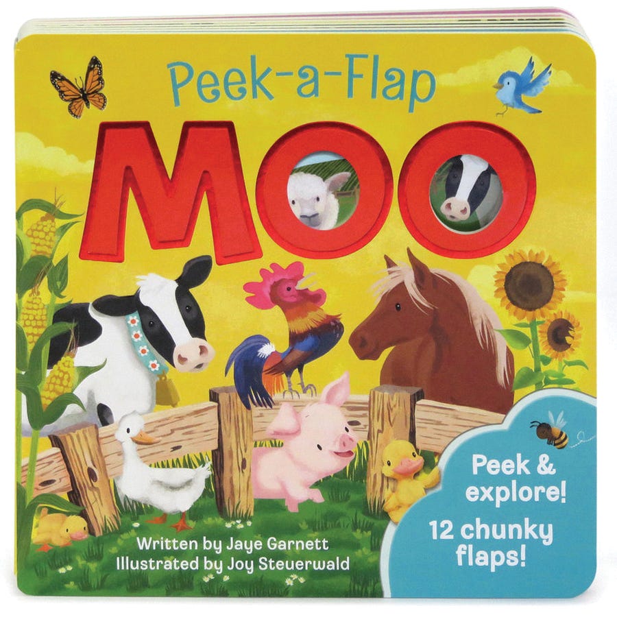 Cottage Door Press Peek-a-Flap Series 1001170 Sturdy Board Book, 2 to 6 years